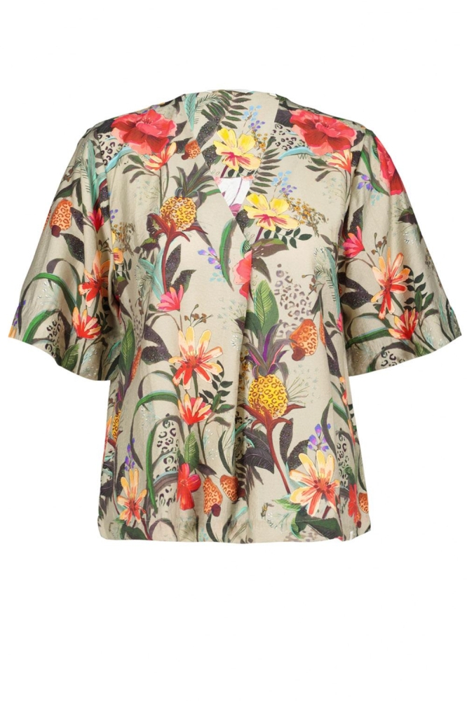BLOUSE TESS DS252061001 8642 SAND MAGNIFICENT PRINT